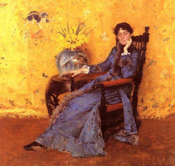 William Merritt Chase Portrait of Miss Dora Wheeler Spain oil painting art